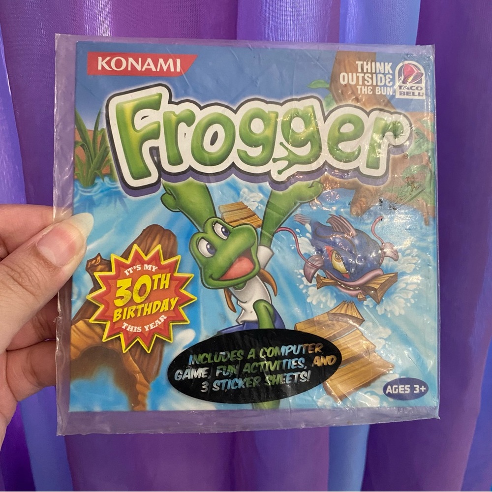 frogger computer game 30th anniversary vintage taco bell exclusive NEW NWOT